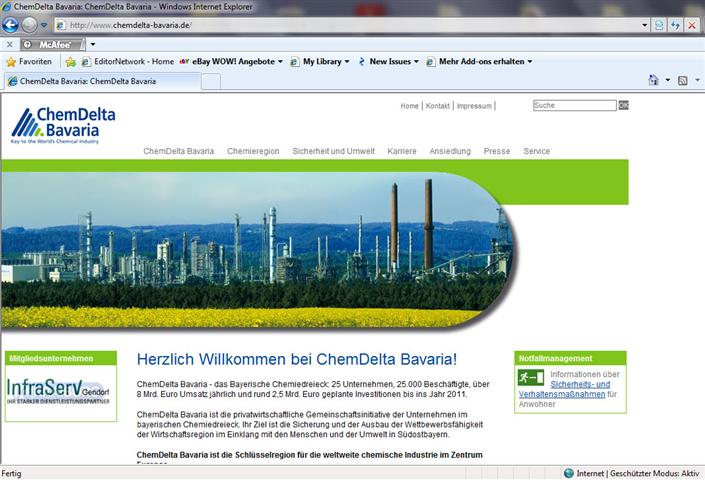 ChemDelta Bavaria Bayerisches Chemiedreieck PR und Marketing Kommunikation KommExpert Markus Koch Burghausen