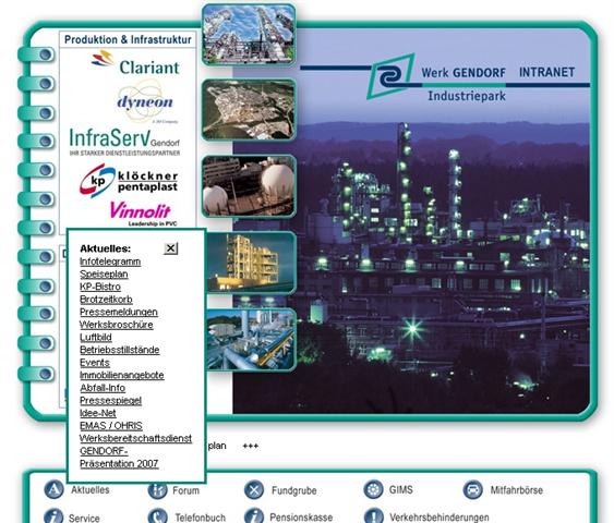 InfraServ Gendorf Werk Gendorf Intranetportal Markus Koch KommExpert Burghausen Interne Kommunikation